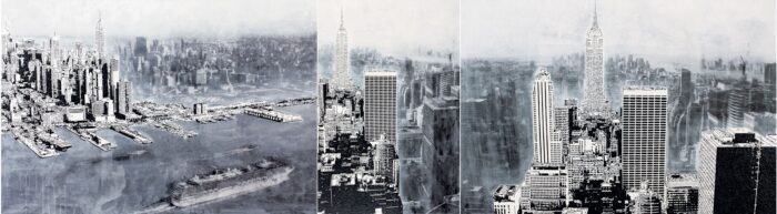 Carta Da Parati Big Apple - Inkiostro Bianco - immagine 3