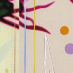 Carta Da Parati Deep purple - Inkiostro Bianco - immagine 2