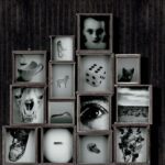 Carta Da Parati Drawers - Inkiostro Bianco - immagine 4