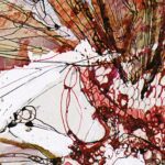 Carta Da Parati Boudoir II - Inkiostro Bianco - immagine 2