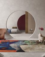 Tappeto Ambra 200x200cm WRGBOI2101 - Inkiostro Bianco - immagine 2