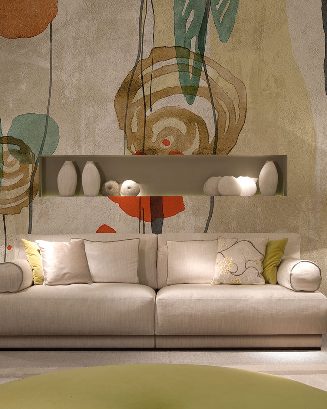 WATERCOLOR_INKRWXE1801_AMB Watercolor Wallpaper - Inkiostro Bianco - immagine 1