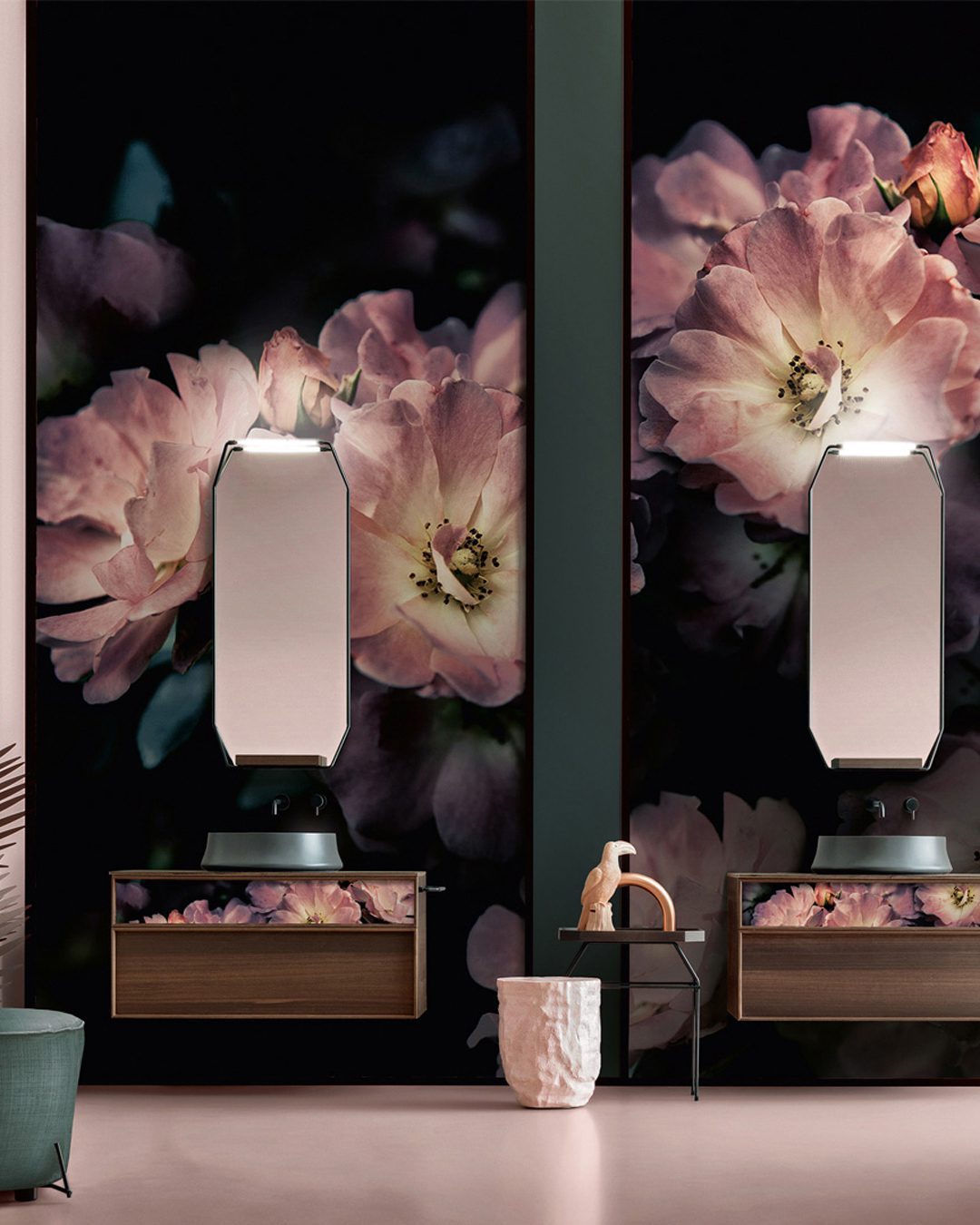 AROMA_INKGLXY19_AMB Aroma Wallpaper - Inkiostro Bianco - immagine 1
