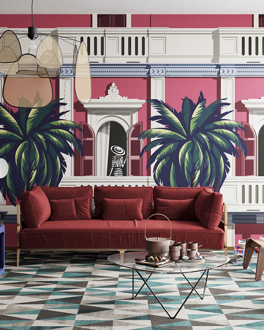 BOULEVARD_INKMIVR2001_AMB Boulevard Wallpaper - Inkiostro Bianco - immagine 1