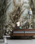 Carta Da Parati Greenery - Inkiostro Bianco