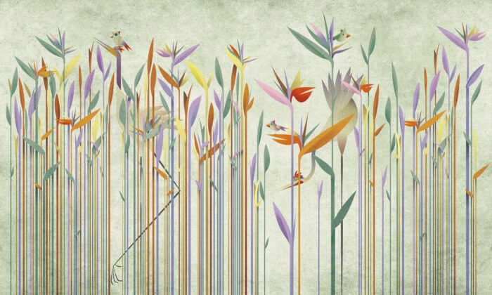 Carta Da Parati Habitat - Inkiostro Bianco - immagine 3