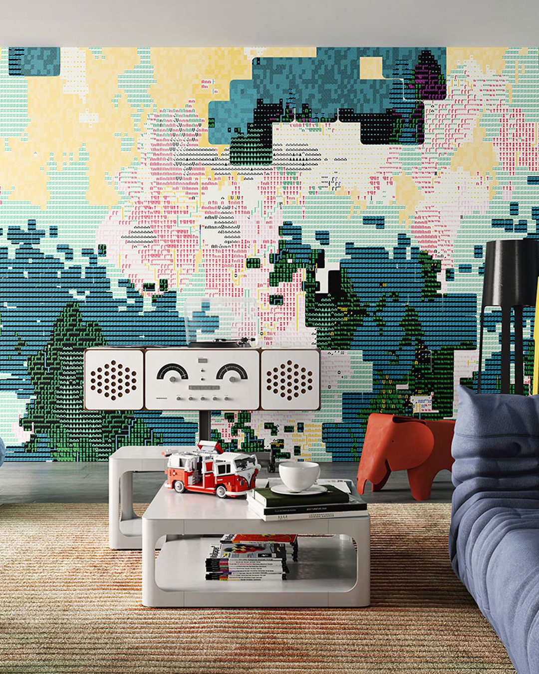 INFINITE-CODING_INKIINR2001_AMB Infinite Coding Wallpaper - Inkiostro Bianco - immagine 1