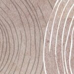 Carta Da Parati Soft Circles - Inkiostro Bianco - immagine 2