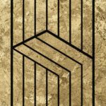 Carta Da Parati Goldfinger - Inkiostro Bianco - immagine 4
