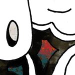 Carta Da Parati Moon37 - Inkiostro Bianco - immagine 2