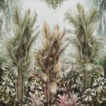 Carta Da Parati Greenery - Inkiostro Bianco - immagine 2