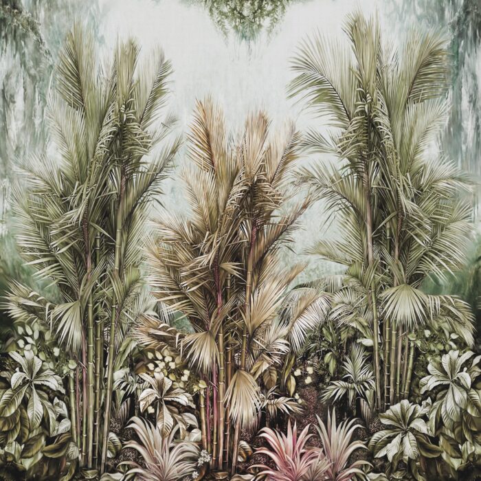 Carta Da Parati Greenery - Inkiostro Bianco - immagine 2
