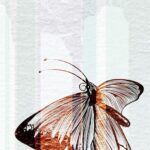 Carta Da Parati Flowerlines - Inkiostro Bianco - immagine 5