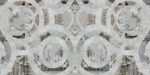 Carta Da Parati Cosmato Romano - Inkiostro Bianco - immagine 4