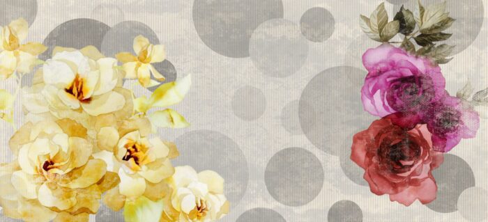 Carta Da Parati Shabby Chic - Inkiostro Bianco - immagine 3