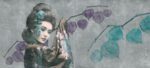 Carta Da Parati Maiko - Inkiostro Bianco - immagine 4