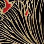 Carta Da Parati Ginko - Inkiostro Bianco - immagine 3