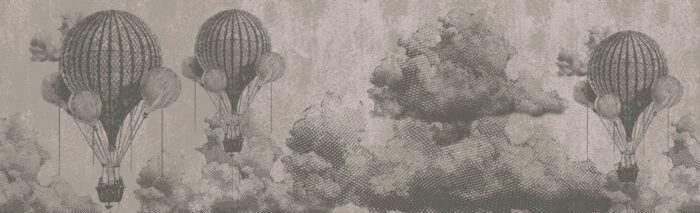 Carta Da Parati Retrò - Inkiostro Bianco - immagine 3