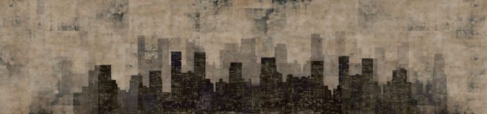 Carta Da Parati Skyscrapers - Inkiostro Bianco - immagine 5