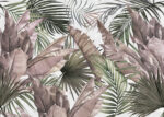 Carta Da Parati Lost in the jungle - Inkiostro Bianco - immagine 3