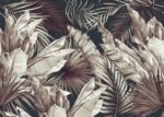 Carta Da Parati Lost in the jungle - Inkiostro Bianco - immagine 4