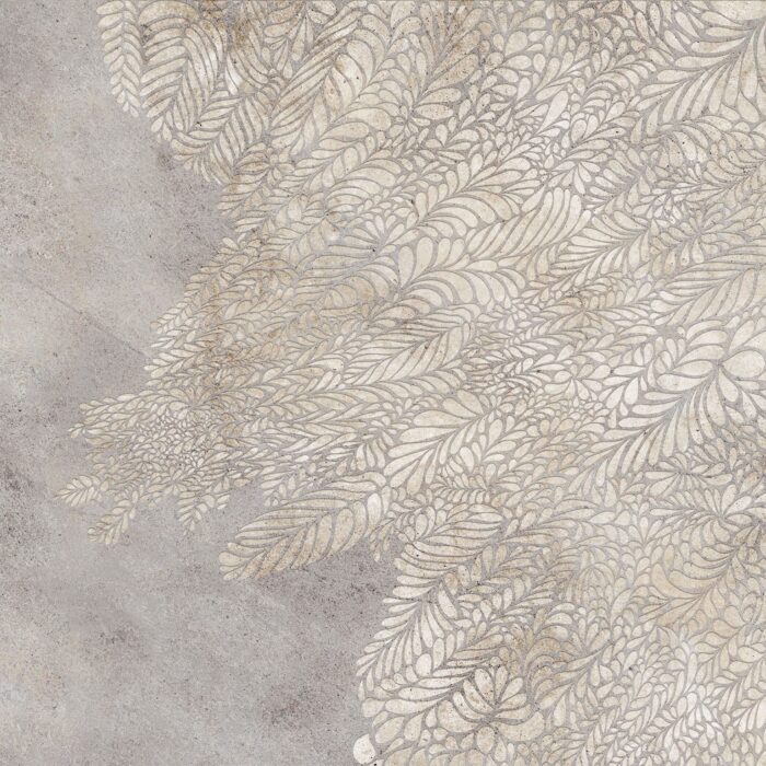 Carta Da Parati Fossil - Inkiostro Bianco - immagine 4