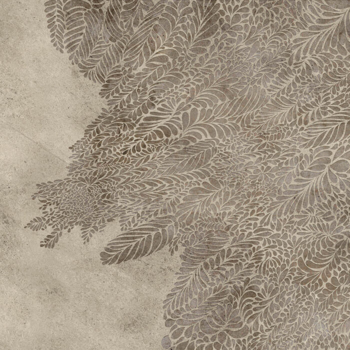 Carta Da Parati Fossil - Inkiostro Bianco - immagine 6