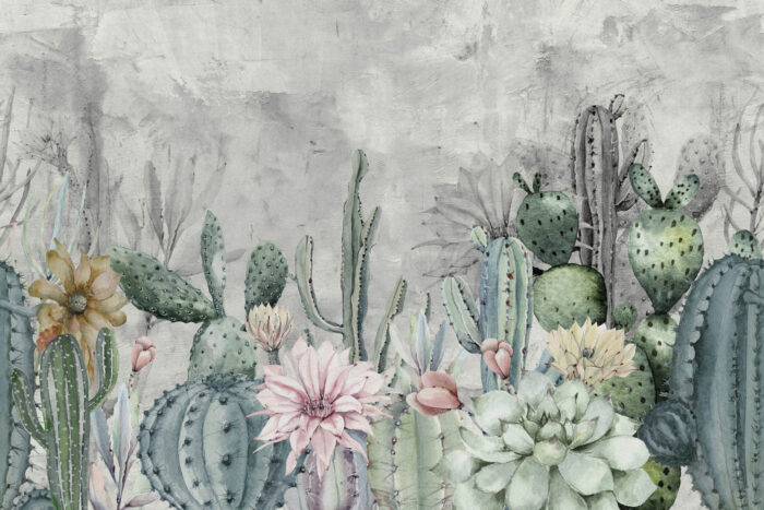 Carta Da Parati Cereus - Inkiostro Bianco - immagine 3