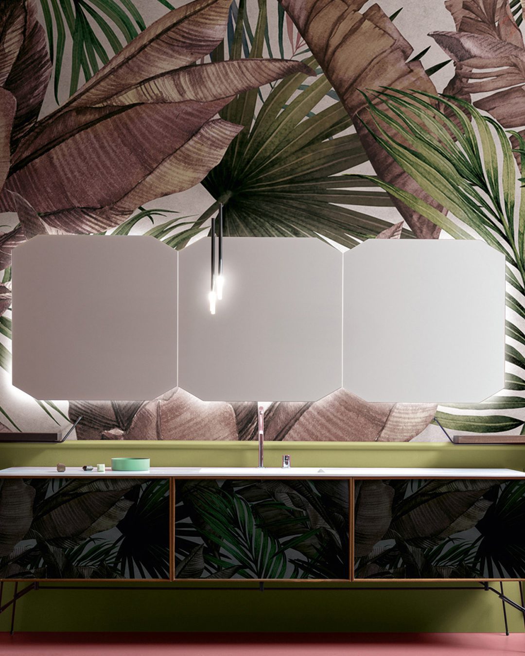 LOST-IN-THE-JUNGLE_INKWOTO19_AMB Lost in the jungle Wallpaper - Inkiostro Bianco - immagine 1