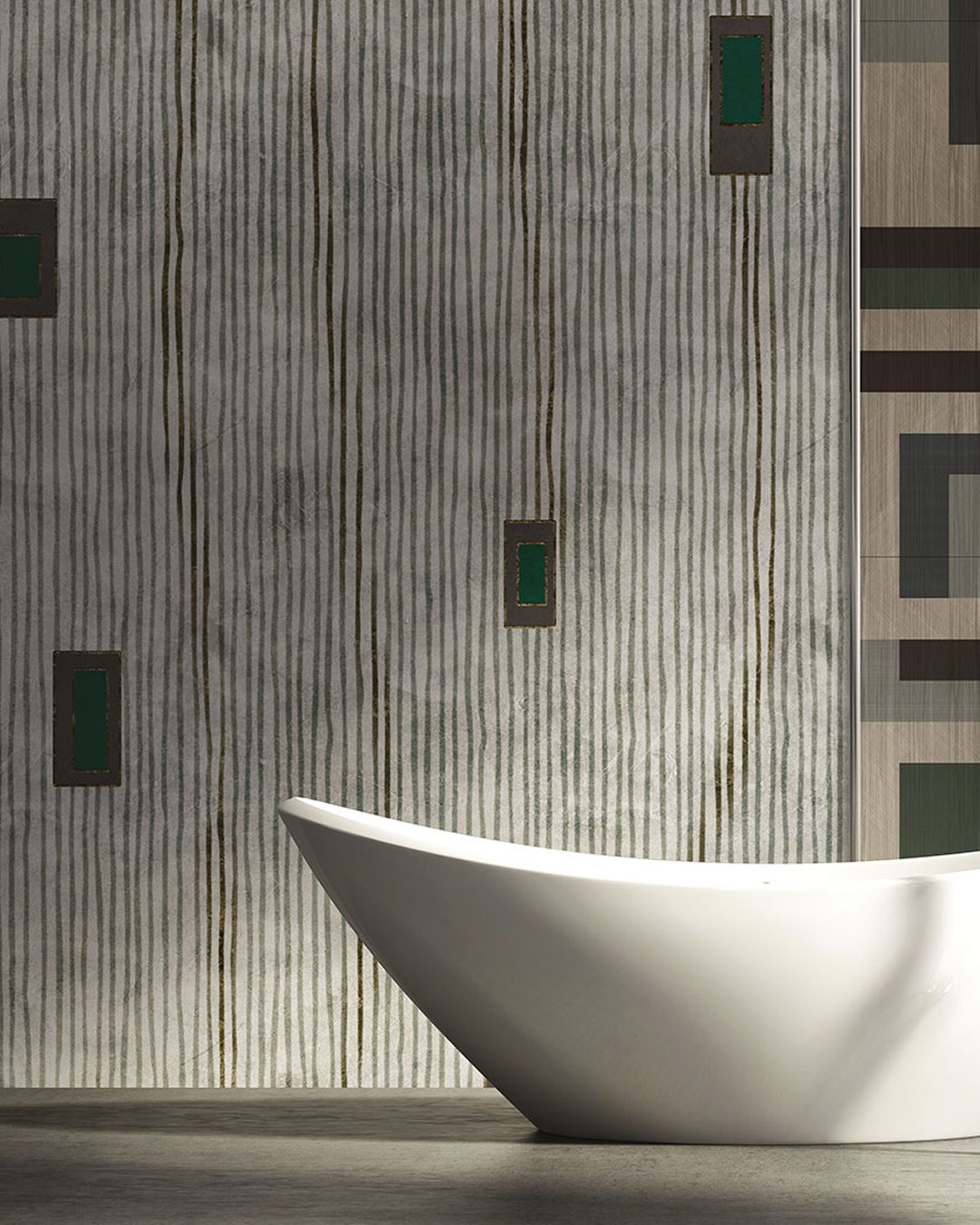 MAZE_EQ_INKUJBK1902_AMB Maze EQ Wallpaper - Inkiostro Bianco - immagine 1
