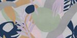 Carta Da Parati Messy Jungle - Inkiostro Bianco - immagine 3