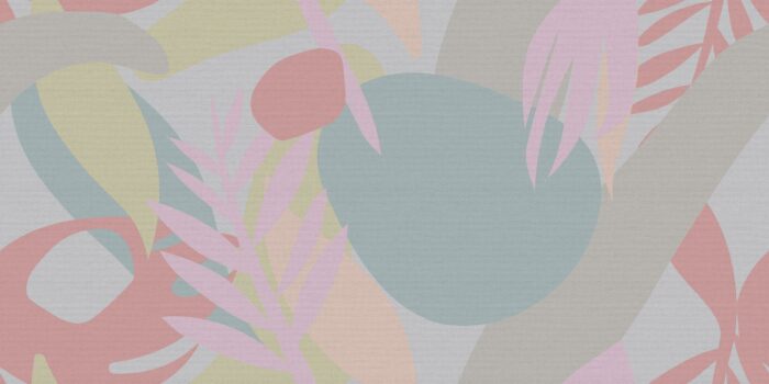 Carta Da Parati Messy Jungle - Inkiostro Bianco - immagine 4