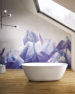Carta Da Parati Mineral - Inkiostro Bianco