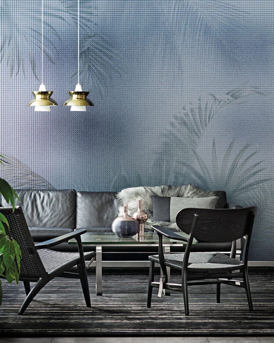 OMBRE_INKMFQB1901_AMB Ombre Wallpaper - Inkiostro Bianco - immagine 1