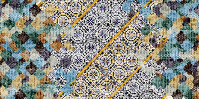 Carta Da Parati Vietri - Inkiostro Bianco - immagine 3