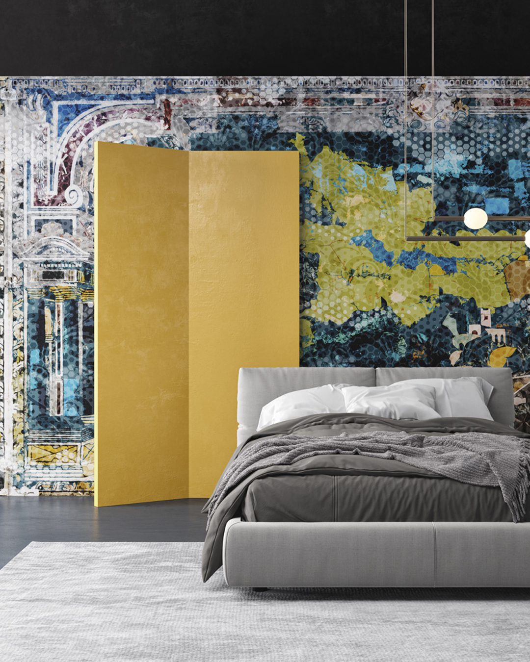 VISIONE_INKIRVK20_AMB Visione Wallpaer - Inkiostro Bianco - immagine 1