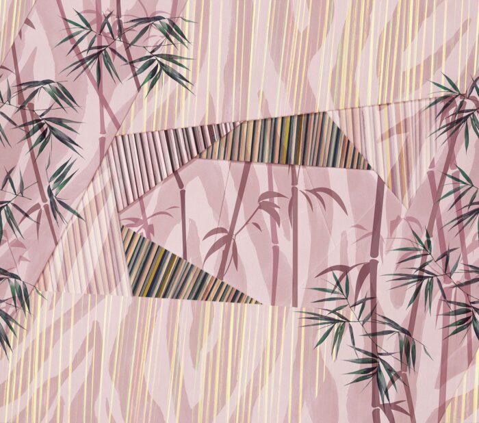 Carta Da Parati Wild Layers - Inkiostro Bianco - immagine 3