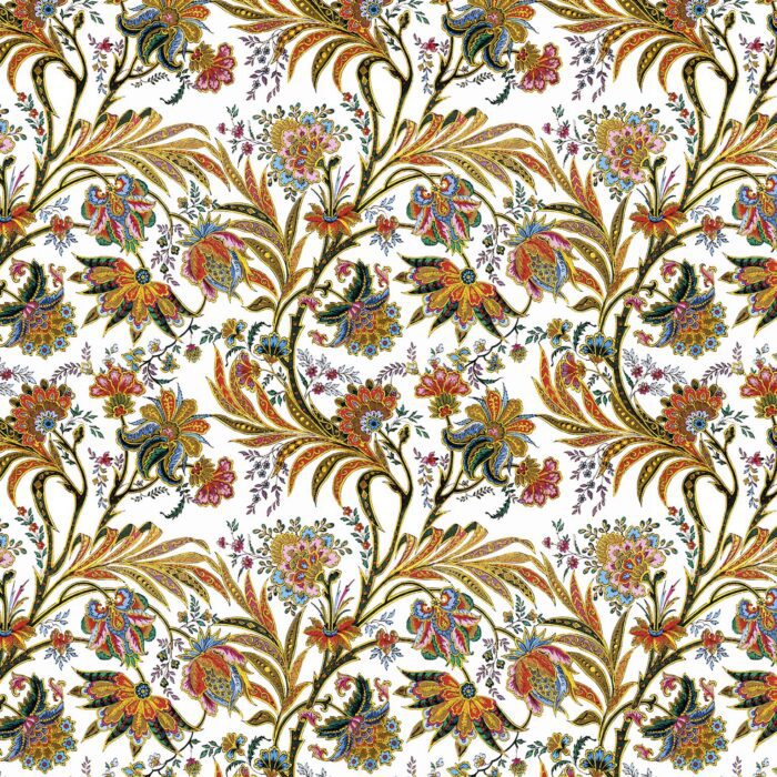 Carta Da Parati Arabesque - Inkiostro Bianco - immagine 2