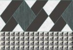 Carta Da Parati Cement Diamonds - Inkiostro Bianco - immagine 2