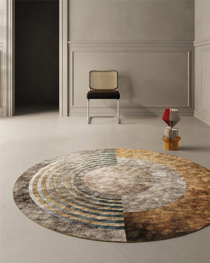 Tappeto Clock 200x200cm IRODAK2201 - Inkiostro Bianco - immagine 2