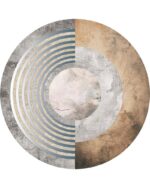 Tappeto Clock 200x200cm IRODAK2201 - Inkiostro Bianco