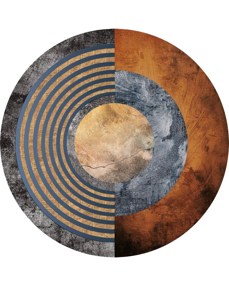 clock-irodak2202-200x200cm Tappeto Clock 200x200cm IRODAK2202 - Inkiostro Bianco - immagine 1