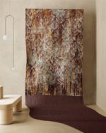 Tappeto Decadence 200x200cm IROAWU2202 - Inkiostro Bianco - immagine 2