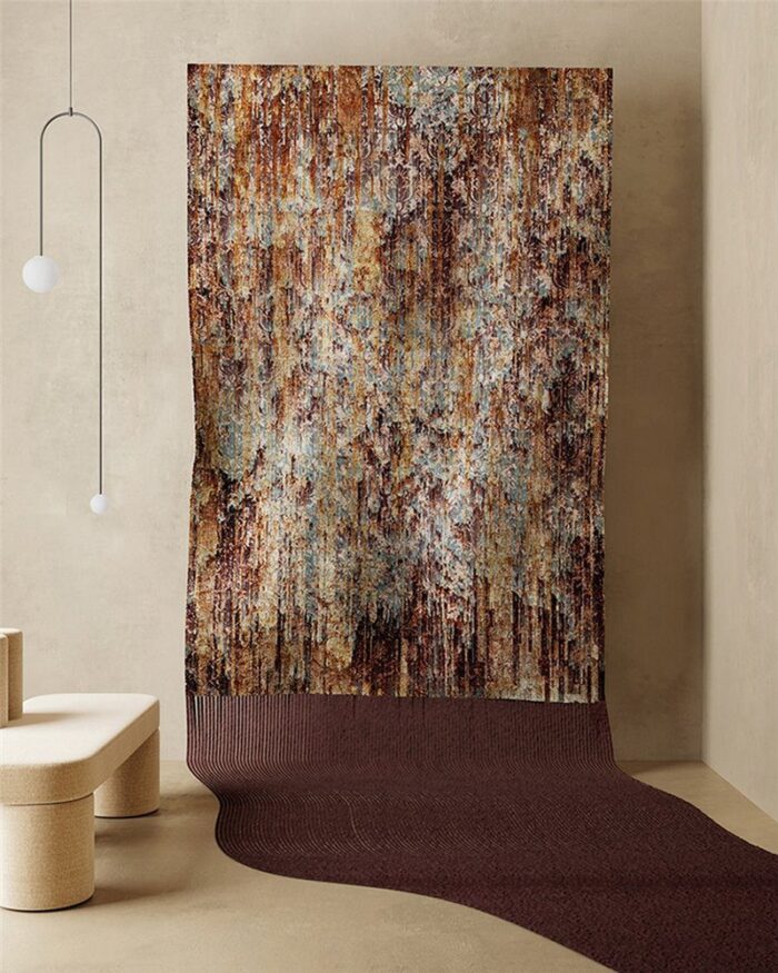 Tappeto Decadence 200x200cm IROAWU2202 - Inkiostro Bianco - immagine 2