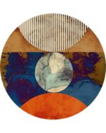 Tappeto Eclissi 200x200cm WREEAD21 - Inkiostro Bianco