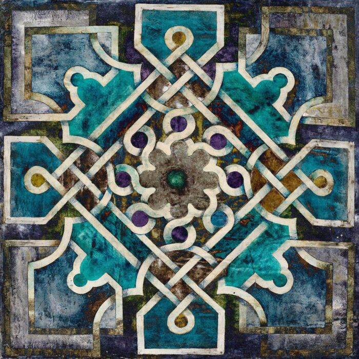 Carta Da Parati Giardino all’imbrunire - Inkiostro Bianco - immagine 3
