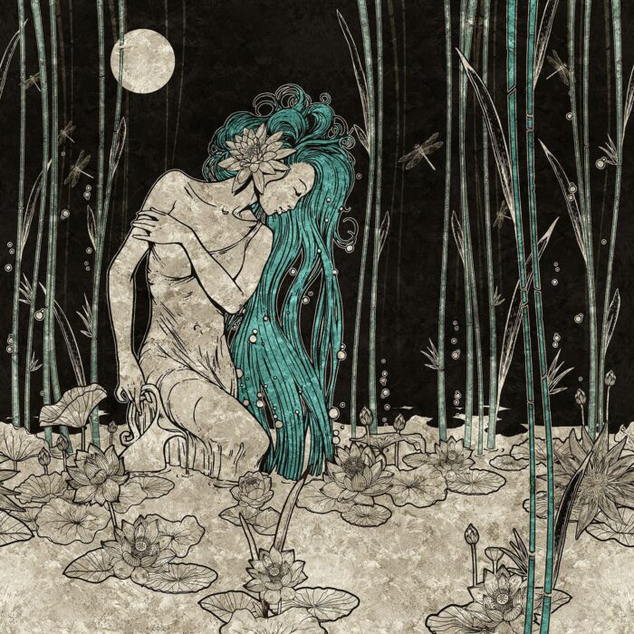 Carta Da Parati Bluemoon - Inkiostro Bianco - immagine 3