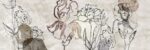 Carta Da Parati Jardin De Vent - Inkiostro Bianco - immagine 4