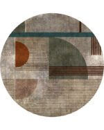 Tappeto Moque 200x200cm IRQQNP2202 - Inkiostro Bianco