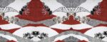 Carta Da Parati Scarlet Terrain - Inkiostro Bianco - immagine 3
